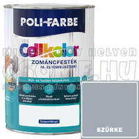 Poli-Farbe SZÜRKE - CELLKOLOR SELYEMFÉNYŰ ZOMÁNCFESTÉK - POLI-FARBE - 800ML