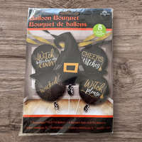 Boszorkány kalapos léggömb-5 db-os XL