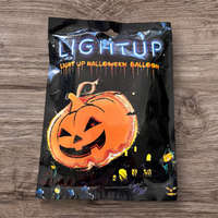 Világító Halloween-i lufi 5 db-os