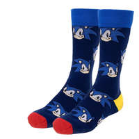 Javoli Sonic a sündisznó Face felnőtt hosszú szárú zokni 35/41