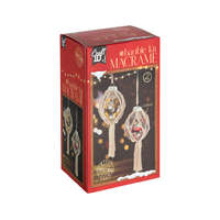 CraftID Makramé karácsonyfadísz készítő kreatív készlet CraftArt