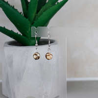 csucsajandek Cappuccino jáspis fülbevaló