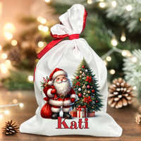 csucsajandek Egyedi mikulás zsák- bármilyen névvel - Télapó