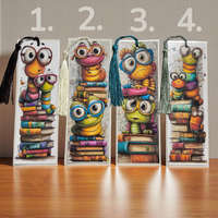 Csúcsajándék Laminált könyvjelző-hernyós