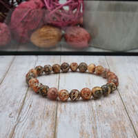 csucsajandek Leopárd jáspis karkötő