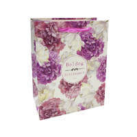 Ajándéktasak - kicsi (fehér magnólia + rózsaszín szegfű)