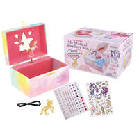 Díszíthető zenélő ékszerdoboz (unikornis)