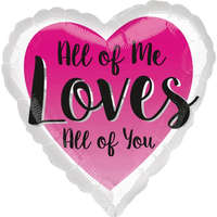 Javoli Love All of You fólia lufi 43 cm