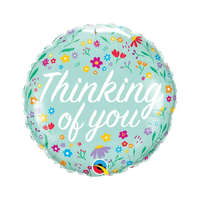 Javoli Thinking Of You Flowers fólia lufi 46 cm