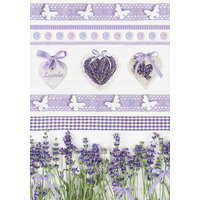 Javoli Levendula Butterfly Purple A/4 gumis mappa