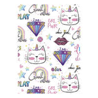 Javoli Cicás Chic Girl A/4 gumis mappa