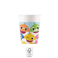 Javoli Baby Shark Fun in the Sun papír pohár 8 db-os 200 ml FSC