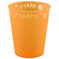 Javoli Narancssárga Orange micro prémium műanyag pohár 250 ml