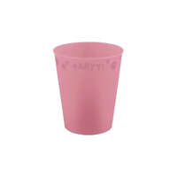 Javoli Rózsaszín Pastel Pink micro prémium műanyag pohár 250 ml