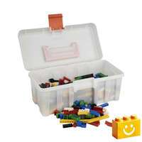 Q-BRiCKS | 500 db-os vegyes, 100% kompatibilis építőkocka készlet alapszínekben (alapkockák)