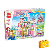 QMAN 2616 - Leah hercegnő nagy havas hattyú kastélya építőjáték - 100% kompatibilis minden más kedvelt márkával