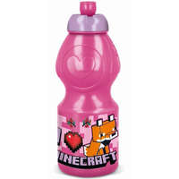 Javoli Minecraft Girls műanyag sportkulacs 400 ml