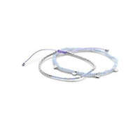 Javoli Victoria Ezüst színű gyöngyös love karkötő