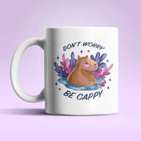  Don&#039;t worry Be cappy capybara bögre
