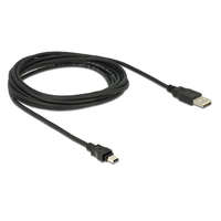  DeLock Cable USB 2.0-A male > mini B 5-Pin male 3m