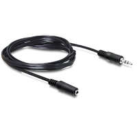 DeLock DeLock Extension Cable Audio Stereo jack 3.5 mm male / female 3m Black