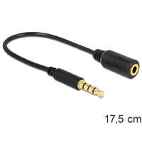 DeLock DeLock Cable Stereo jack 3.5 mm 4 pin > Stereo plug 3.5 mm 4 pin (changes the pin assignment)