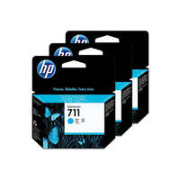 HP HP CZ134A (711) Cyan 3-pack tintaparton