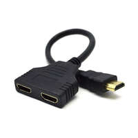 Gembird Gembird HDMI Dual port Passive Cable adapter Black
