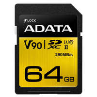  A-Data 64GB SDXC Premier One UHS-II U3 Class 10 V90