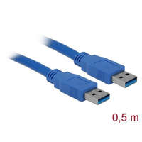 DeLock DeLock USB 3.0 Type-A male > USB 3.0 Type-A male 0,5m cable Blue