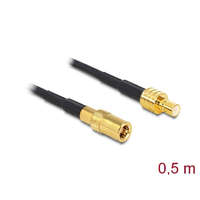 DeLock DeLock Antenna Cable SMB Plug > SMB Jack RG-174 0,5m Black