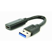 Gembird Gembird A-USB3-AMCF-01 USB 3.1 AM to Type-C female adapter cable 10cm Black
