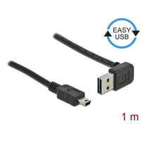 DeLock DeLock EASY-USB 2.0 Type-A male angled up / down > USB 2.0 Type Mini-B male 1m Cable Black