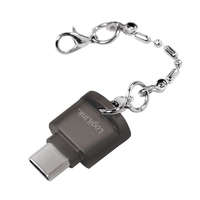 Logilink Logilink USB-C to microSD as a key chain Card Reader Black