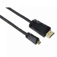 Hama Hama High Speed HDMI Cable type A plug - type D plug (micro) Ethernet 1,5m Black