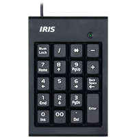 IRIS IRIS B-15 USB numerikus billentyűzet Black