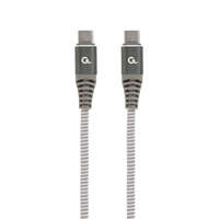 Gembird Gembird CC-USB2B-CMCM60-1.5M 60W Type-C Power Delivery (PD) Premium Charging & Data cable 1,5m Grey