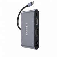 Canyon Canyon CNS-TDS14 8-in-1 USB Type-C Multiport Hub Dark Gray