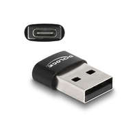 DeLock DeLock USB2.0 Adapter USB Type-A male to USB Type-C female Black