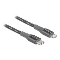 DeLock DeLock Data and Charging Cable USB Type-C to Lightning for iPhone iPad and iPod MFi 1m Grey