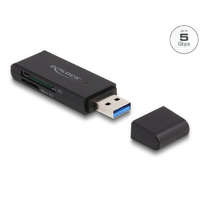  DeLock Card Reader SuperSpeed USB 5 Gbps for SD and Micro SD memory cards
