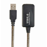 Gembird Gembird UAE-01-10M USB 2.0 active extension cable 10m Black