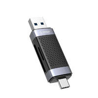 Orico Orico TF+SD Dual Port USB2.0 Dual Head Card Reader Black/Silver