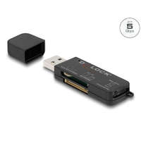 DeLock DeLock SuperSpeed USB Card Reader for SD / Micro SD / MS memory cards Black