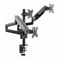  Gembird MA-DA3-01 Desk mounted adjustable mounting arm for 3 monitors full-motion 17"-27" Black