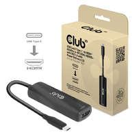  Club3D USB Gen2 Type-C to HDMI 8K60Hz or 4K120Hz HDR10+ with DSC1.2 with Power Delivery 3.0 Active Adapter M/F