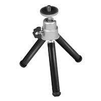  Logilink Portable mini tripod height adjustable 360° rotation Black
