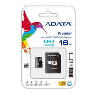 A-Data A-Data 16GB microSDHC Class 10 UHS-I U1 + adapterrel