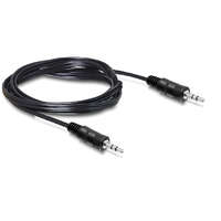DeLock DeLock audio kábel, DC jack 3,5 mm apa / apa, 2,5m Black