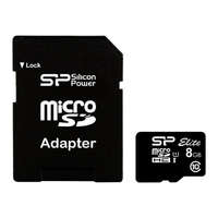 Silicon Power Silicon Power 8GB microSDHC Elite Class 10 UHS-I + adapterrel